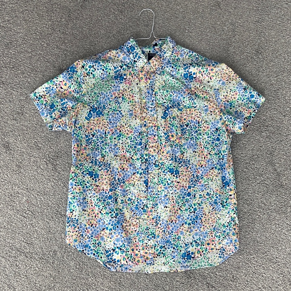 J. Crew Blue Men's Slim Fit Button Down Shirt